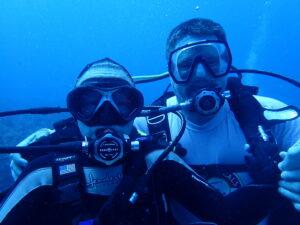 Me and my favorite dive buddy, the lovely and talented Kathy.
