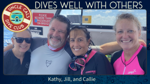 Kathy, Jill, and Callie Dives Well With Others #ucdc